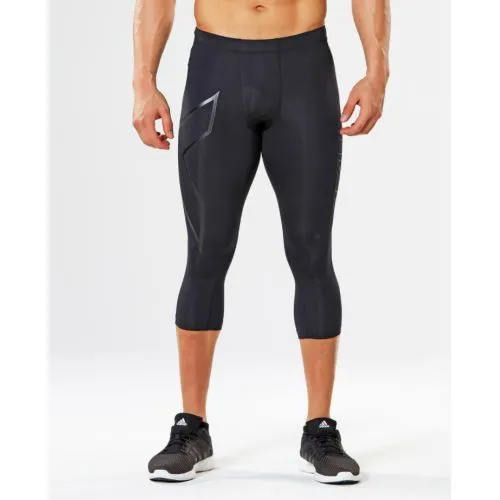 2XU Men's 3/4 Compression Tight MA3850B (BLK/NRO)