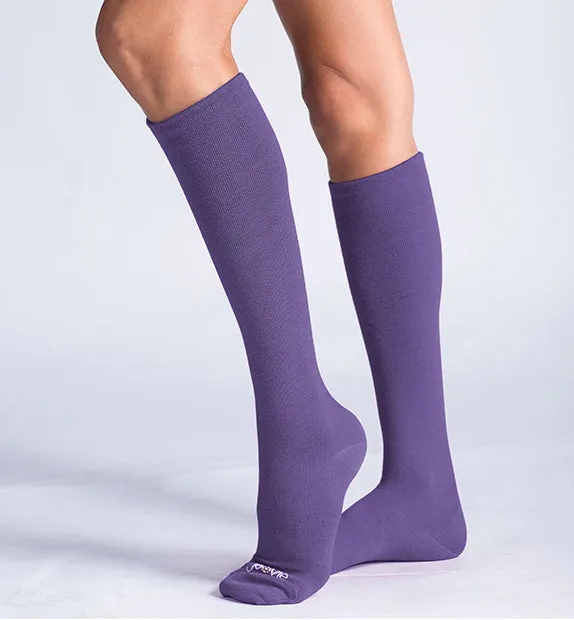 80% Rich Merino Wool Everyday Compression Socks (15-20mmHg) - Solids - 2 Pack