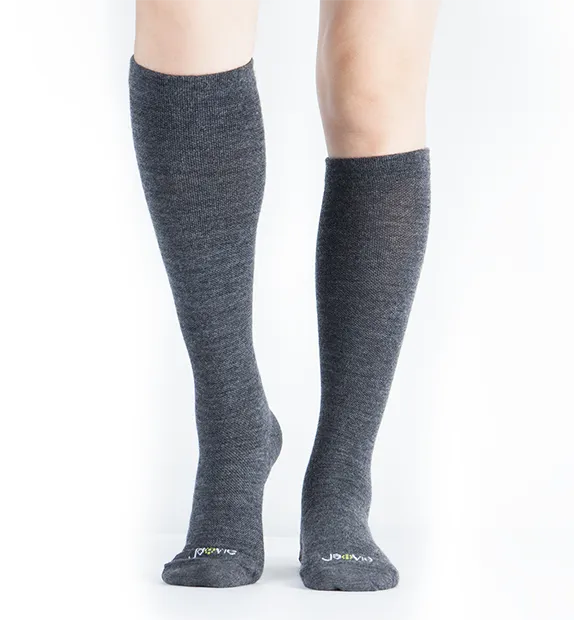 80% Rich Merino Wool Everyday Compression Socks (15-20mmHg) - Solids