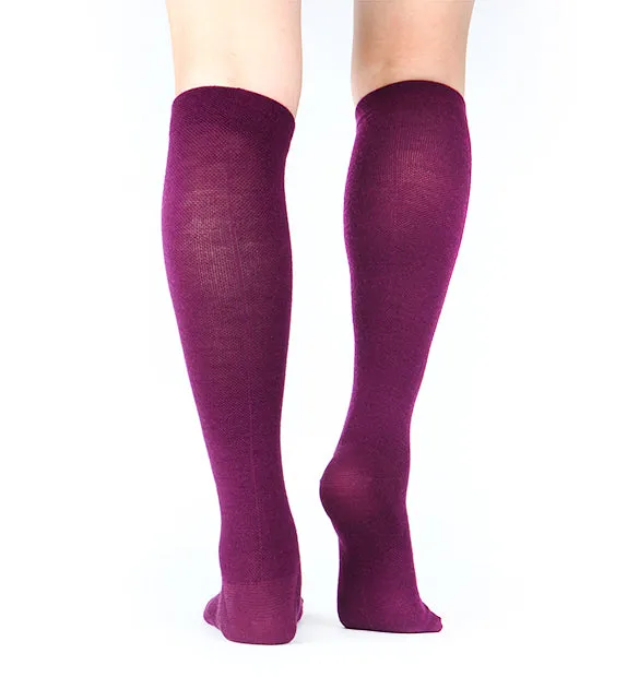 80% Rich Merino Wool Everyday Compression Socks (15-20mmHg) - Solids