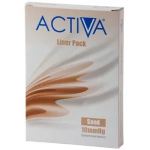 Activa Stocking Liners Open Toe Large Sand 10mmHg x 1