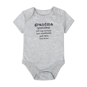 A.D. Sutton - Baby Bodysuit Grandma, Grey