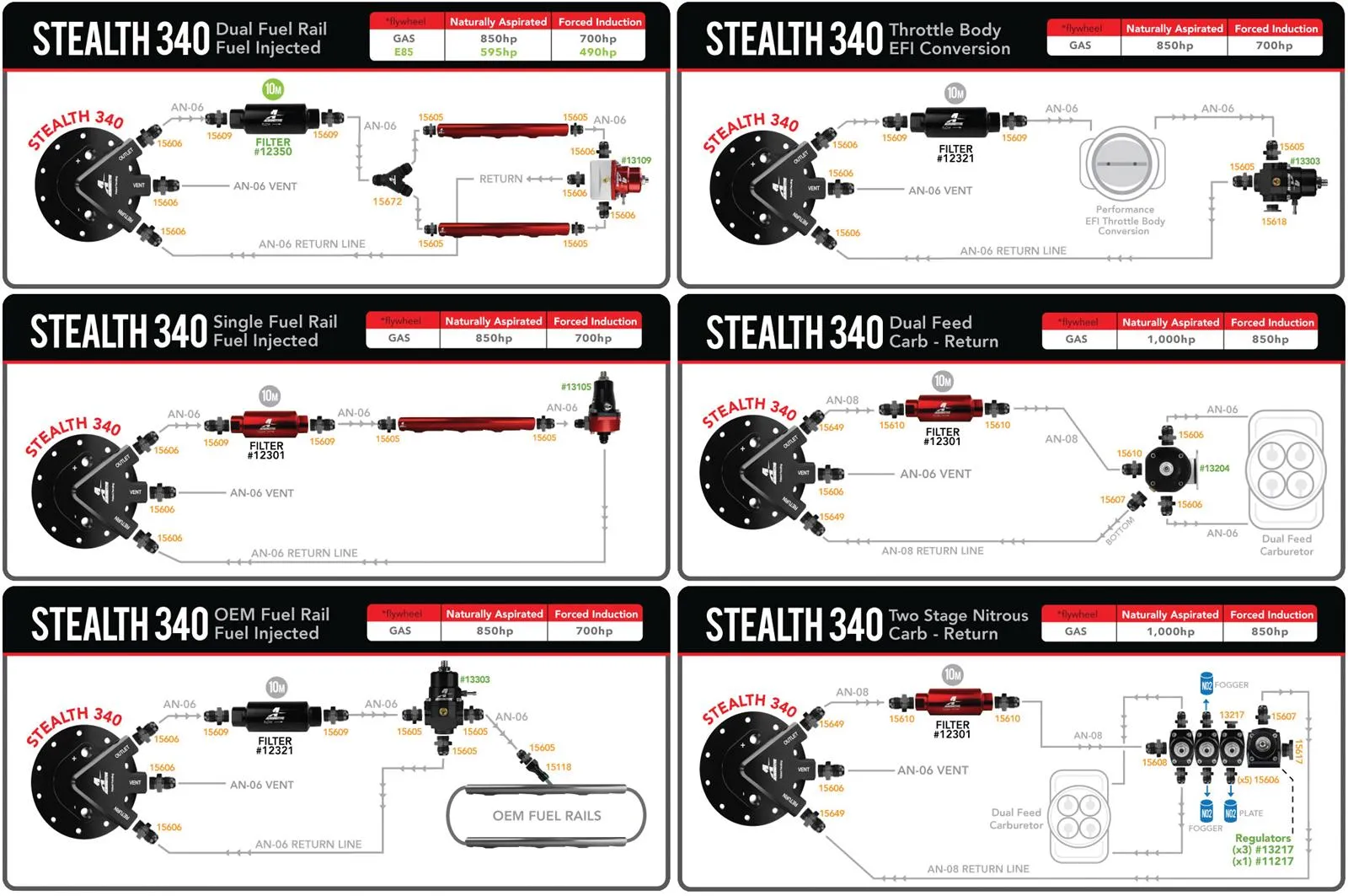 Aeromotive 340 Stealth Fuel Tanks 18343