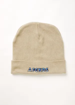 AFENDS Unisex Chromed - Knit Beanie - Cement