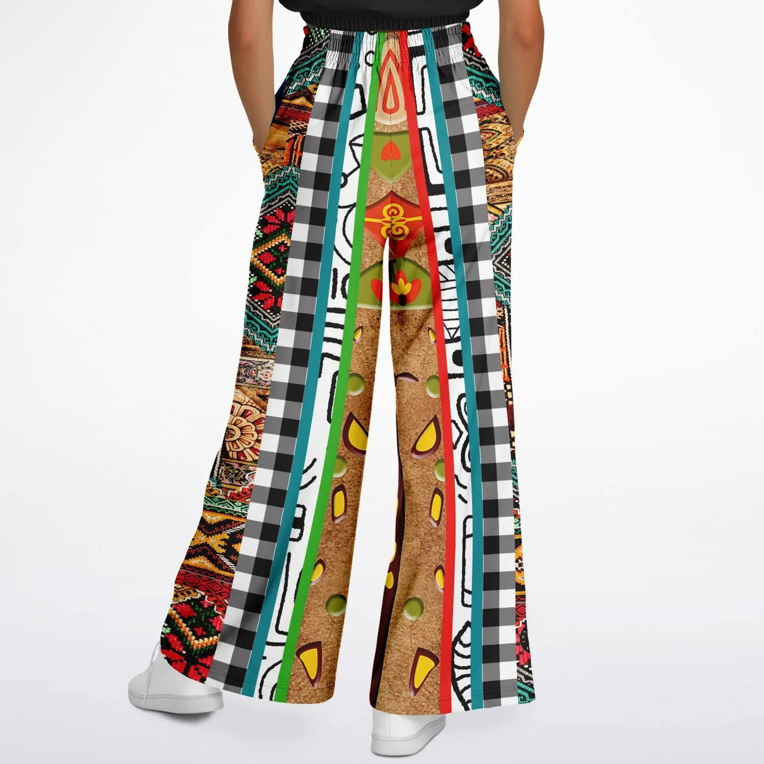 Africa Bombastic Eco-Poly Stretchy Phat Bellbottoms