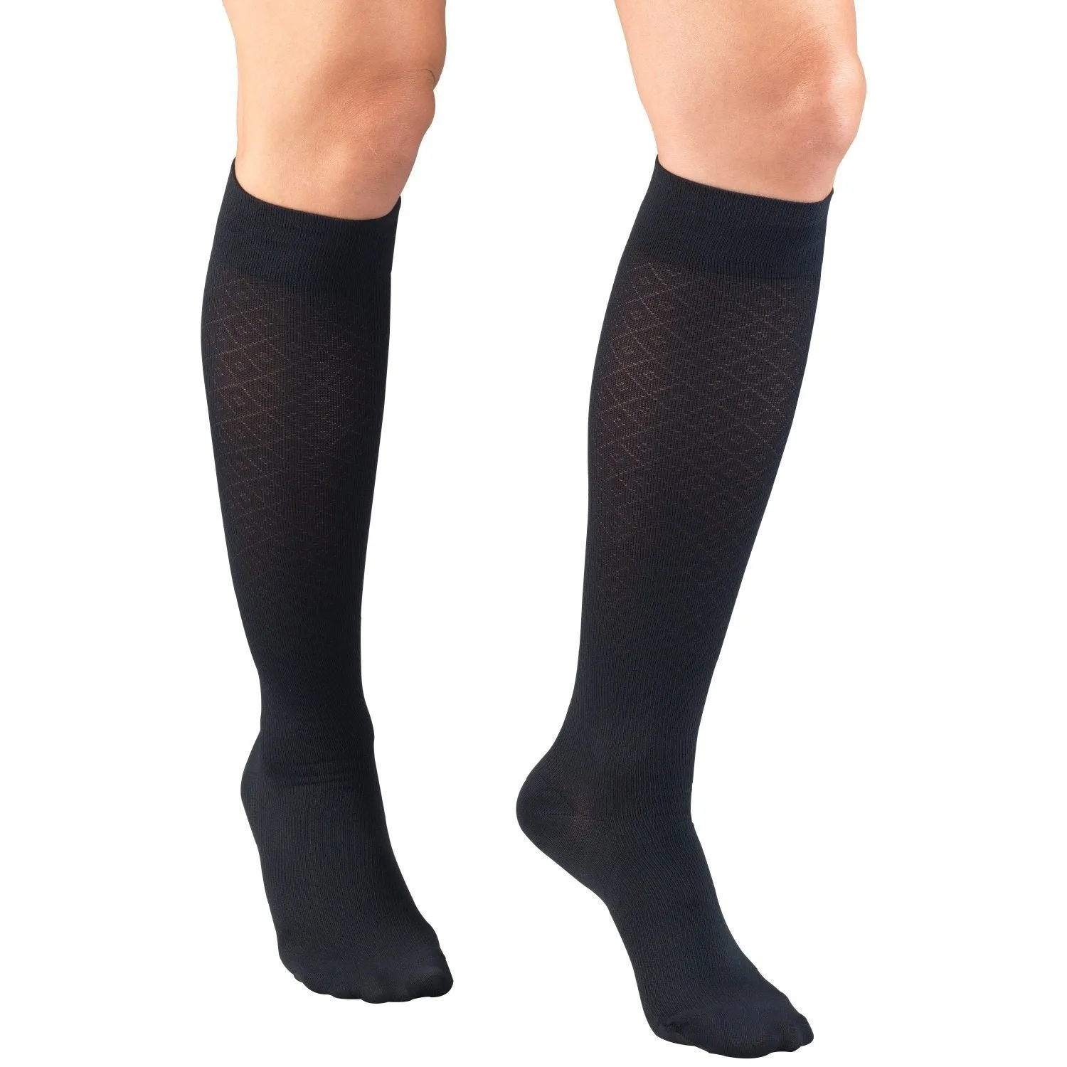 Airway Womens Diamond Pattern Knee High 15-20mmHg