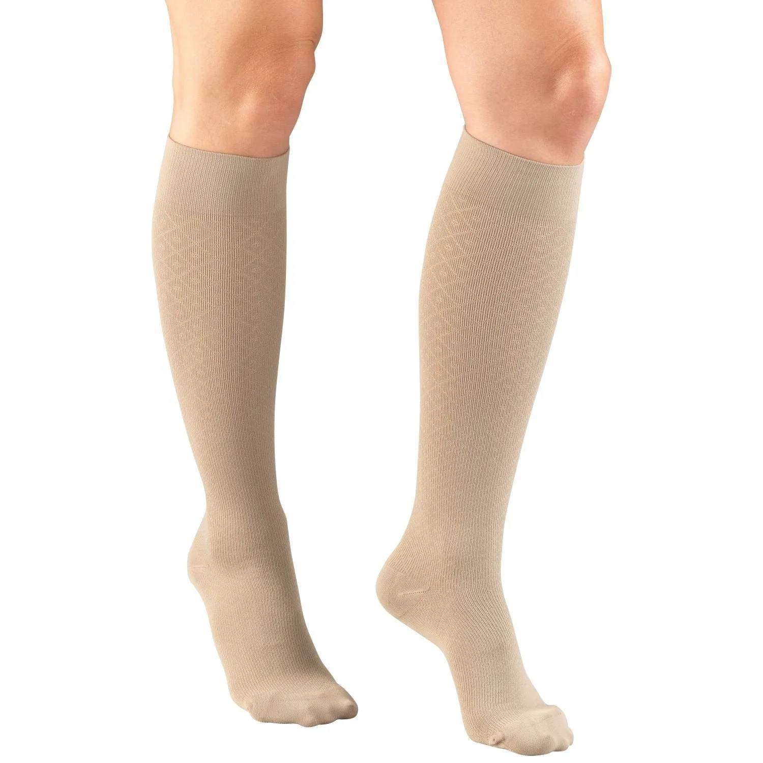 Airway Womens Diamond Pattern Knee High 15-20mmHg