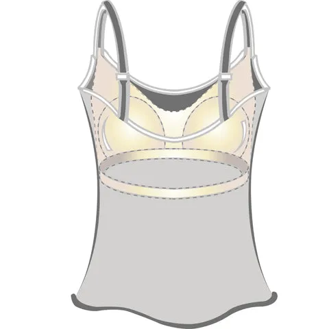 Amoena Michelle Post Surgery Camisole with Drain Management White