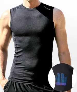 Back Power Tape Compression Sleeveless Top R10