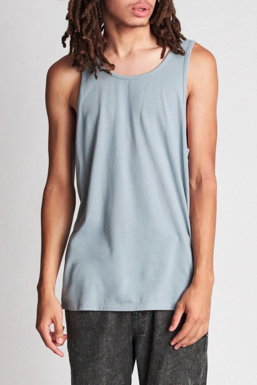 Basic Tank Top - Blue Stone