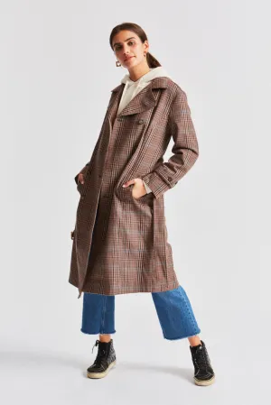 Bellevue Trench Coat - Plum