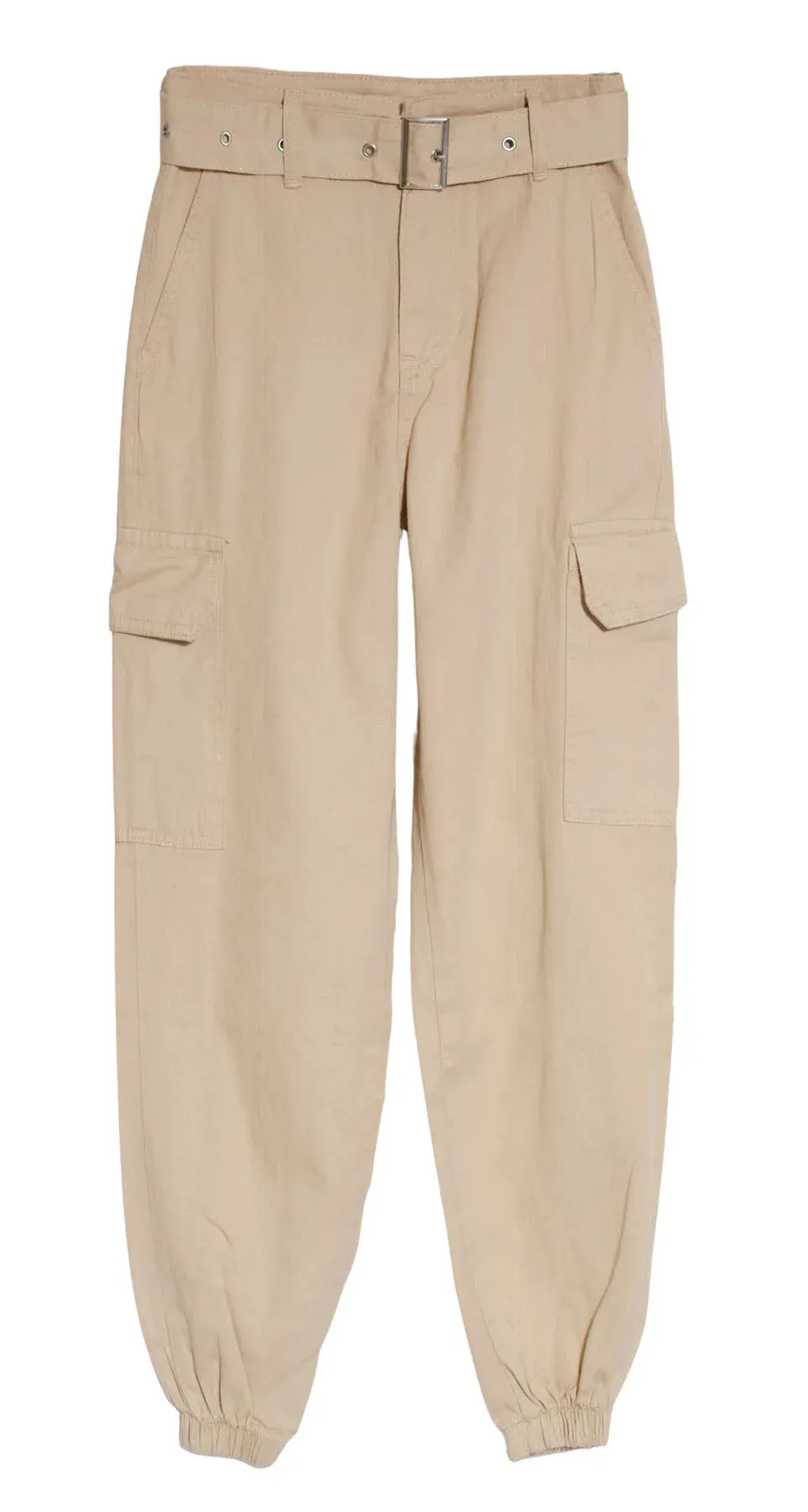 Belted Cargo Trousers