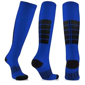 Blue Athletic Knee High (Compression Socks)