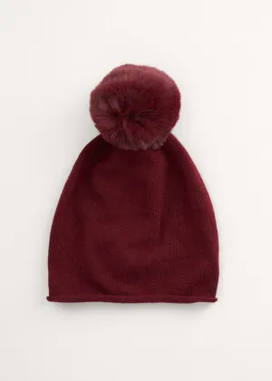 BOLLE BOBBLE HAT - DARK RED