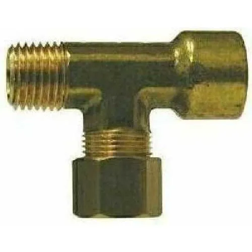 Brass Compression Adapter Tee