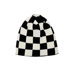 BSR LOGO BEANIE CHECKER BOARD