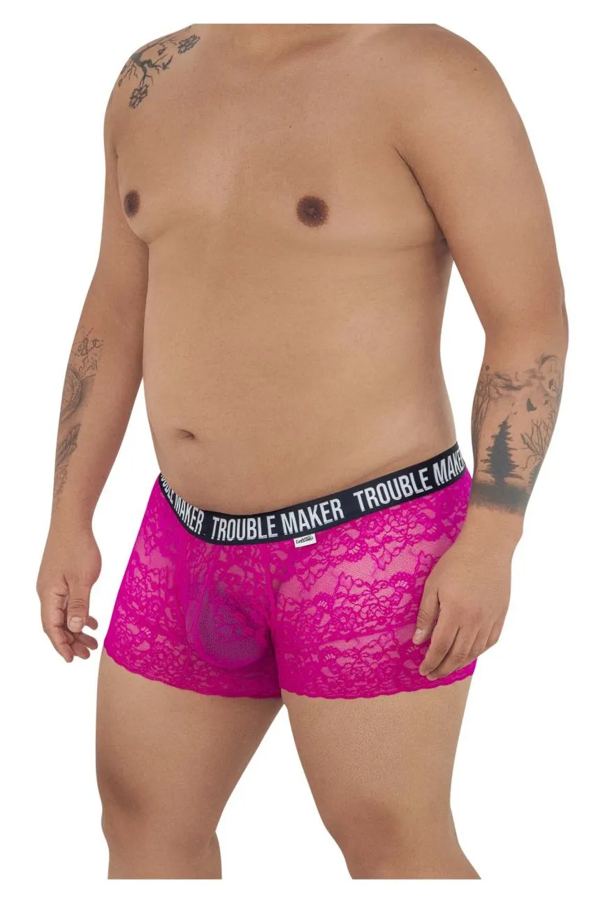 CandyMan 99616X Trouble Maker Lace Trunks Color Pink