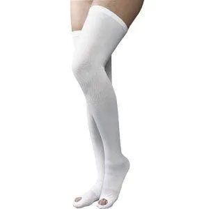 Cardinal Health 23640665 Thigh-Length Anti-Embolism Compression Stockings, 1 Pair