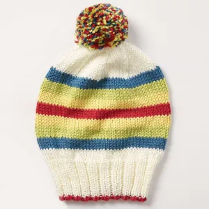 Caron Knit Polychromatic Hat