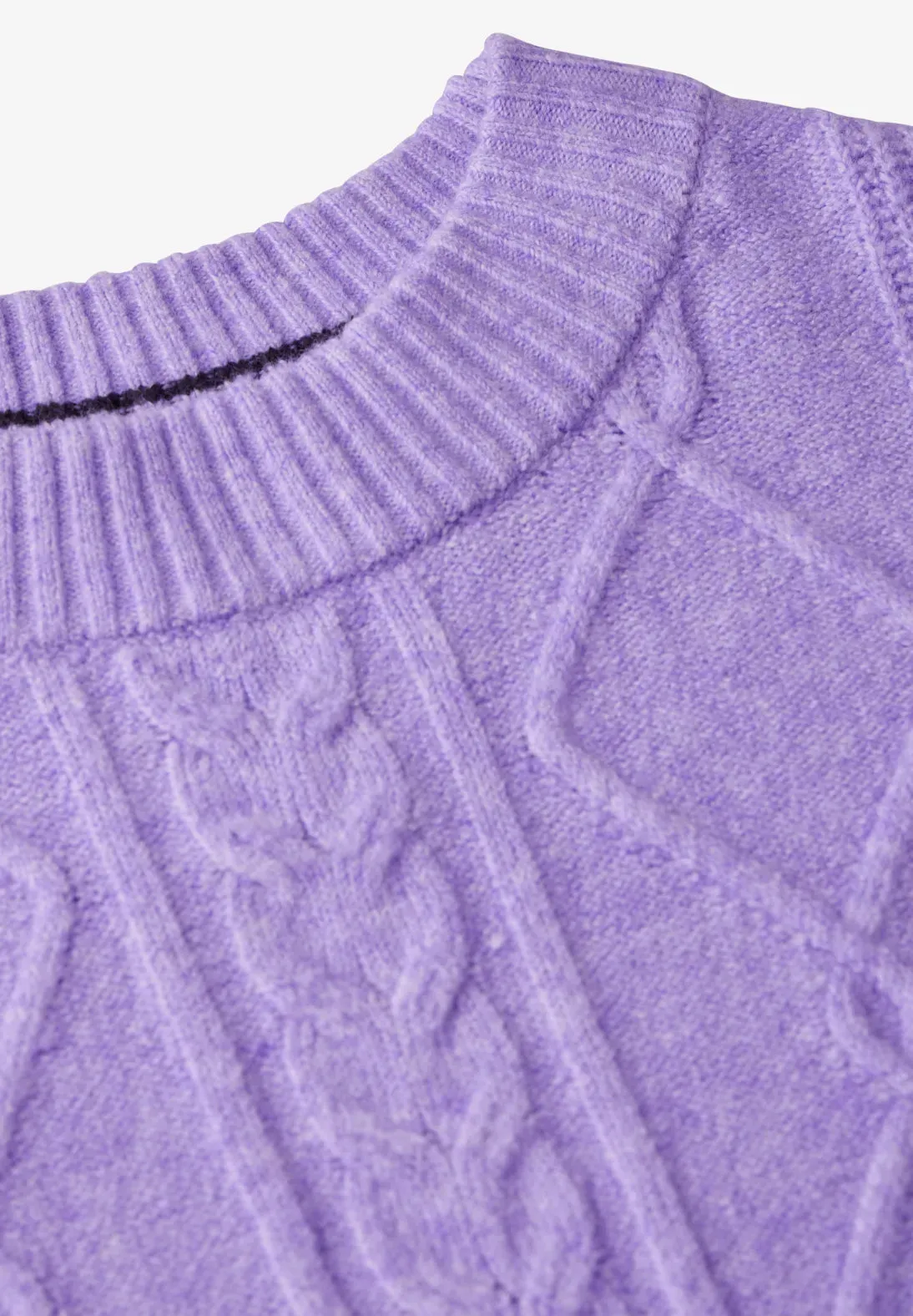 Cecil Cable knit Jumper in Lilac or Grey 02961