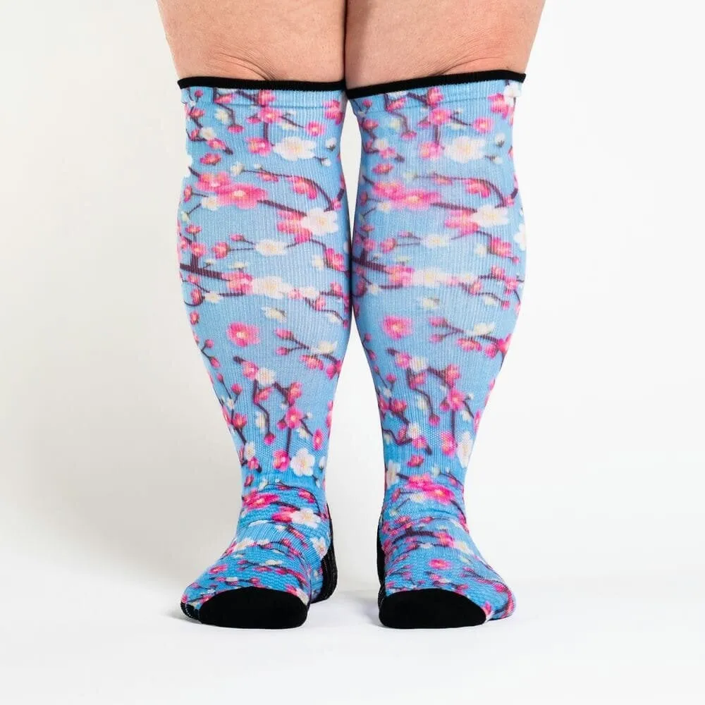 Cherry Blossoms Compression Socks