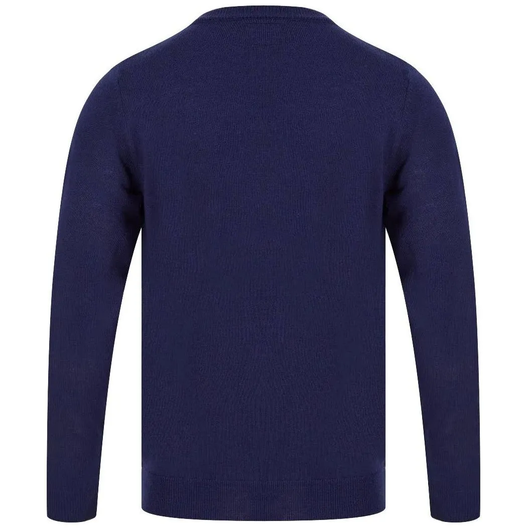 Christmas Who Ate All The Pies Mens Jumper - Navy