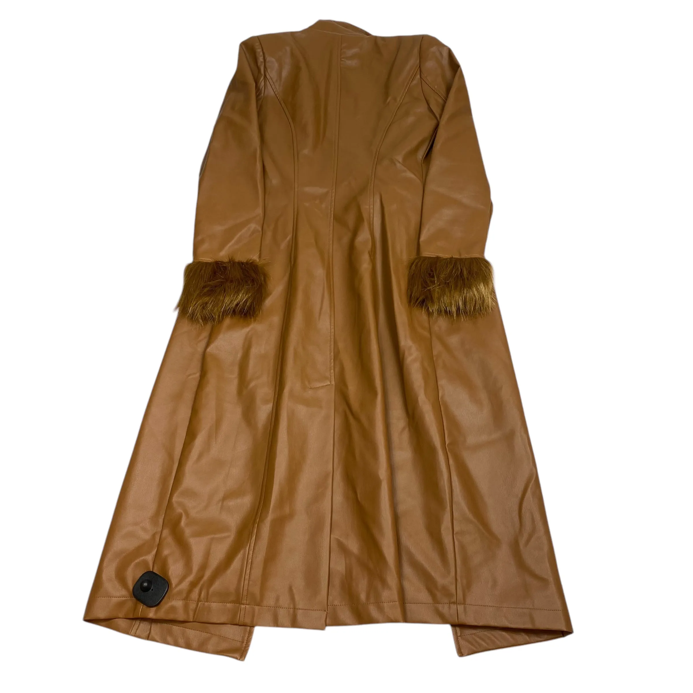 Coat Trench Coat By Princess Polly In Brown, Size: Xs