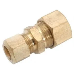 Compression Fitting, Union, 3/8 Compression x 1/4-In. Compression