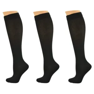 Compression Socks for Men (Knee-Hi 3-Pair Packs) in Firm Support