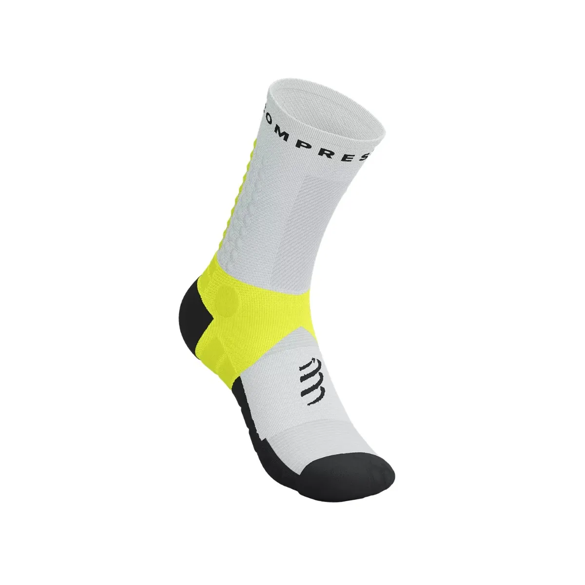 Compressport Ultra Trail Socks V2.0 White Yellow