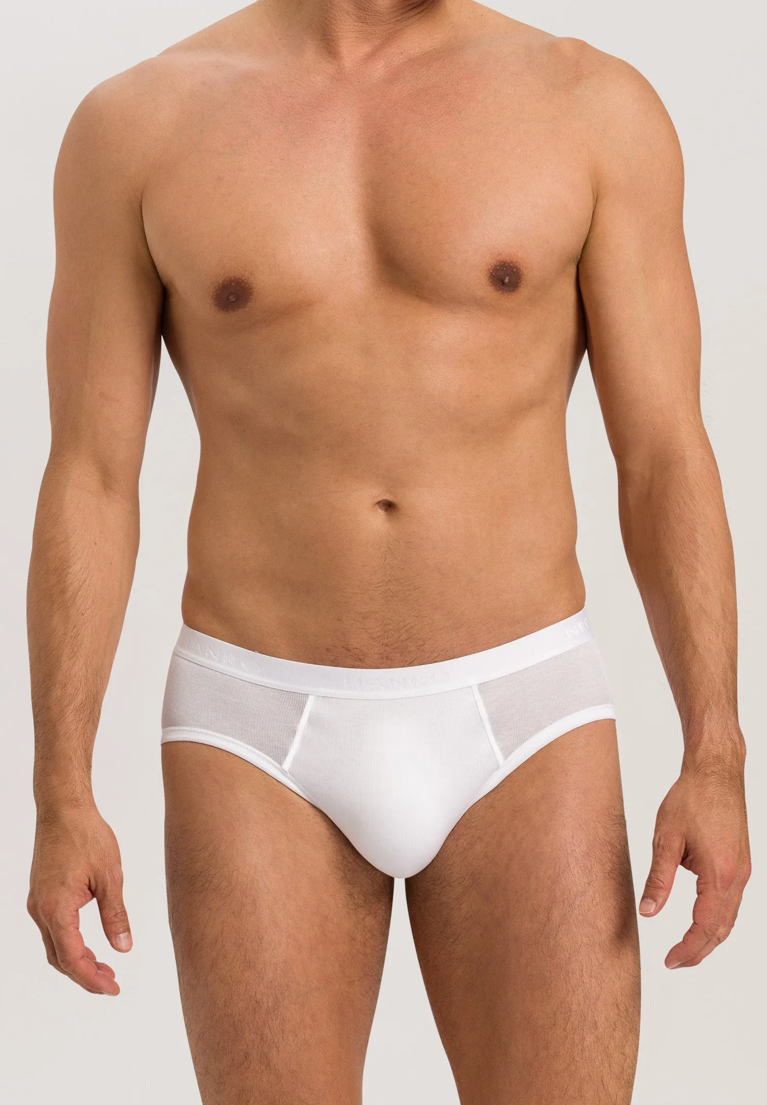 Cotton Pure Cotton High Leg Brief | White 73633-101