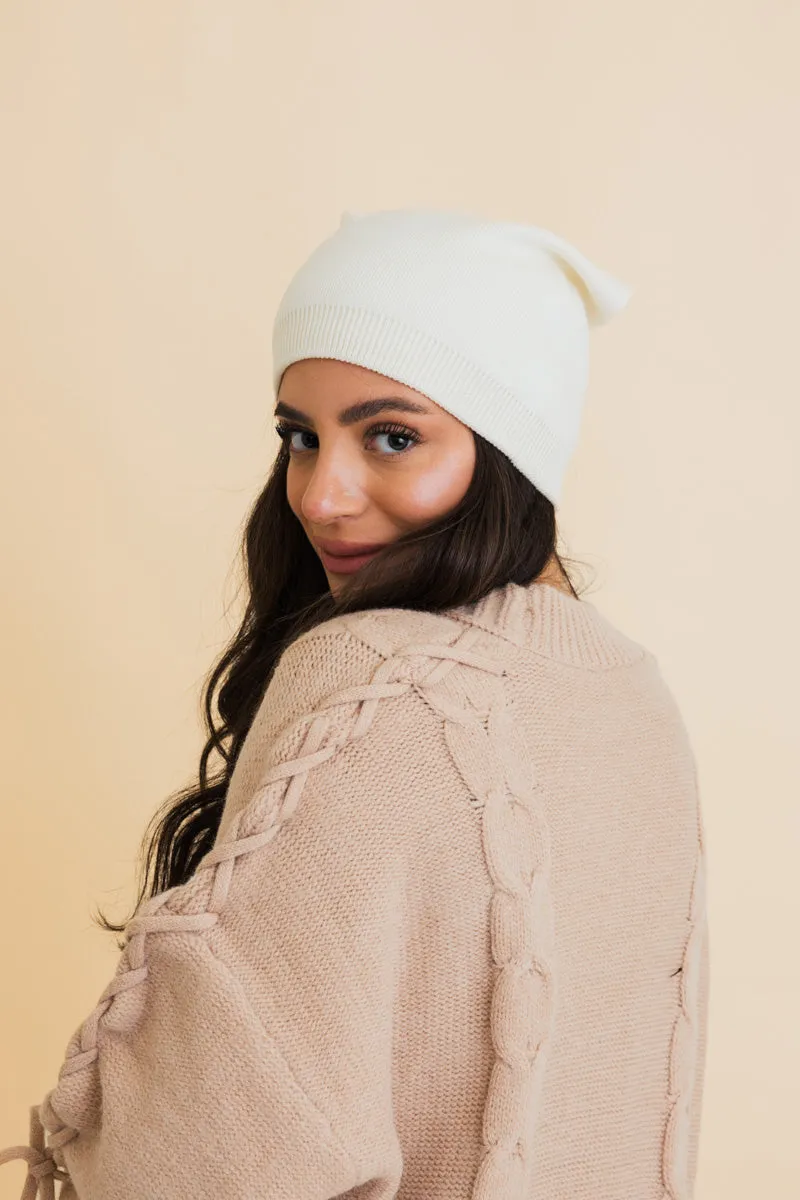 Cozy Up Trendy Chunky Knit Slouch Beanie