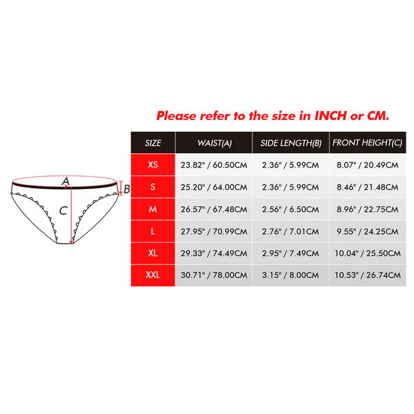 Custom Face Underwear Personalised Magnetic Tongue Underwear Christmas Gifts for Couple