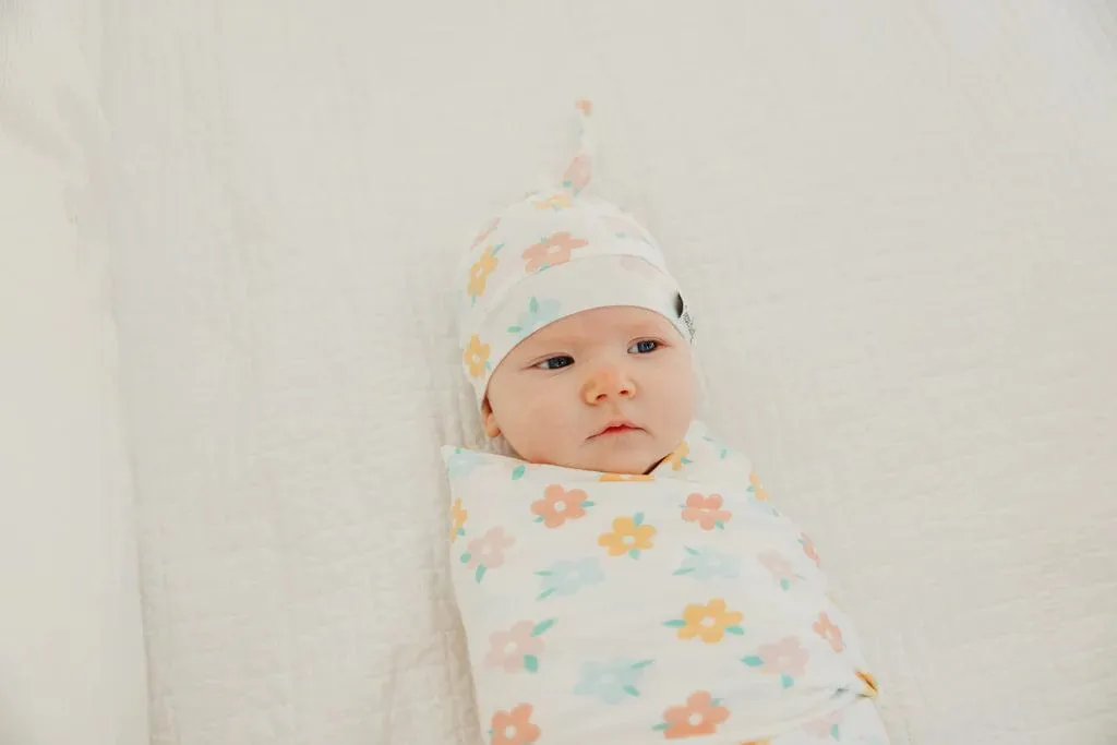 Daisy Top Knot Hat