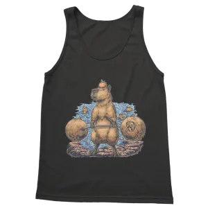 Deadlifting Capybara Tank