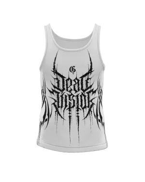 Death White Compression Tank Top