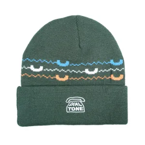 Dial Tone Wheel Co Hotline Beanie Hat Pine