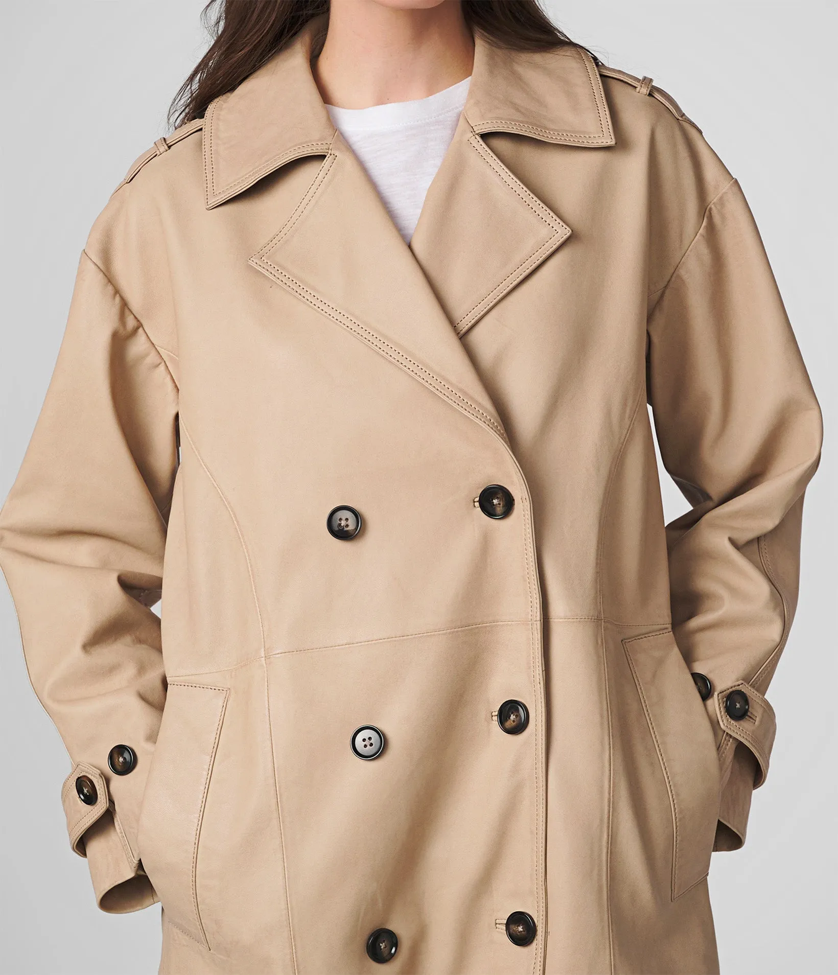 Dixie Short Trench Coat