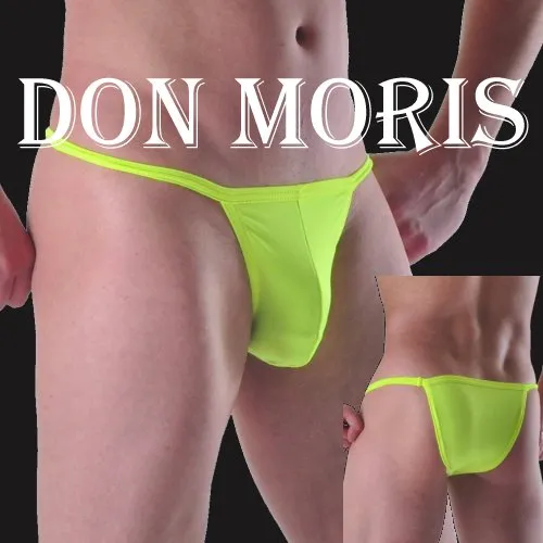 Don Moris Solid Tanga Underwear Lime DM100211 Size M