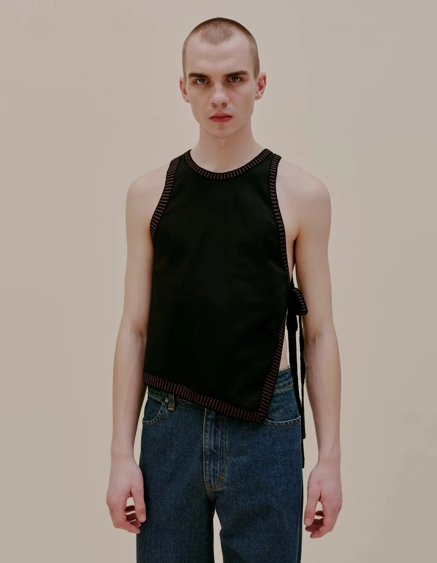 Eckhaus Latta Edge Tank Black