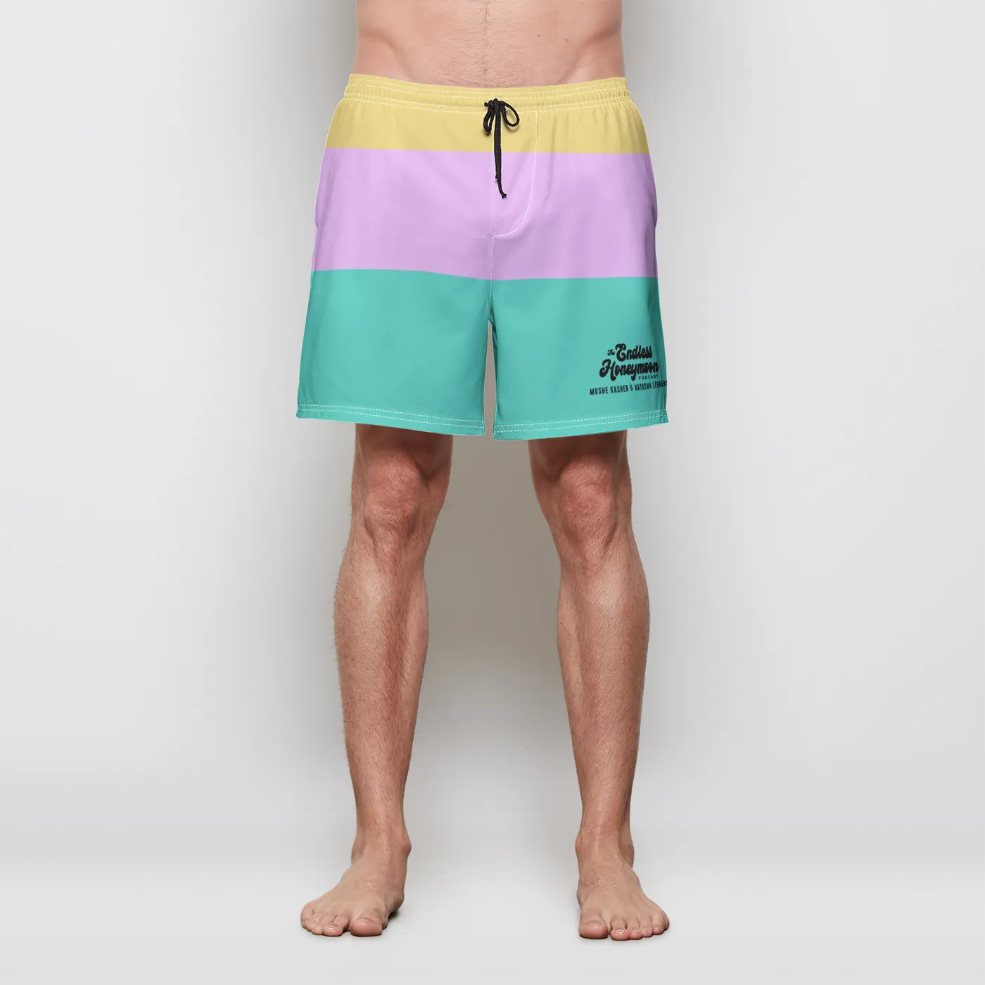 EHP Stripe Swim Trunks w/Lining