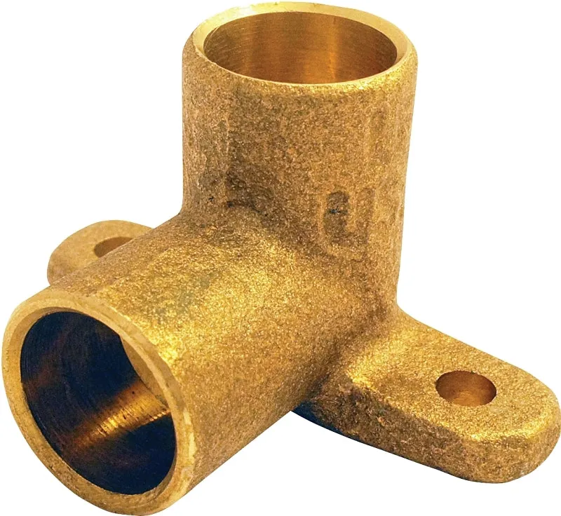 Elkhart Products 10156882 Drop Ear Tube Elbow, 1/2 in, Sweat, Copper :EA: QUANTITY: 1