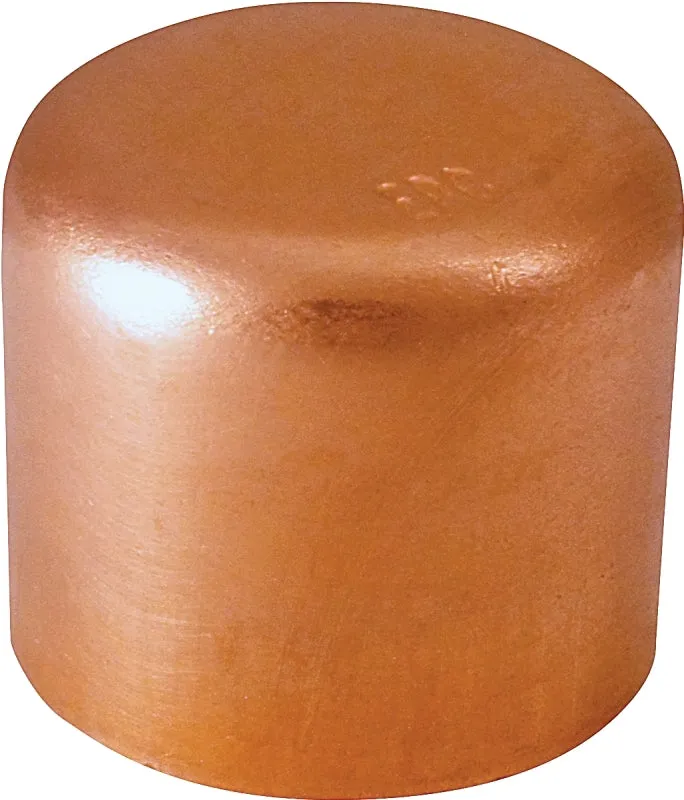 Elkhart Products 30636 Tube Cap, 1-1/2 in, Sweat, Wrot Copper :EA: QUANTITY: 1