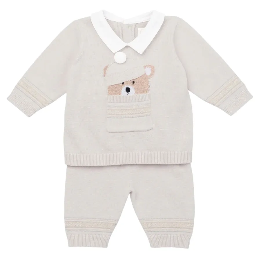 Emile et Rose - Knitted 3 piece, beige