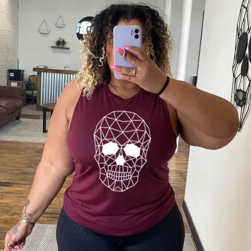 Geometric Skull Muscle Tank