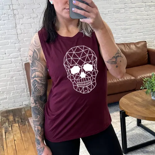 Geometric Skull Muscle Tank