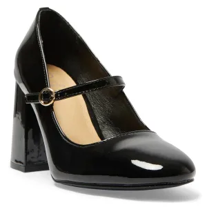 Gina Heel in Black Patent