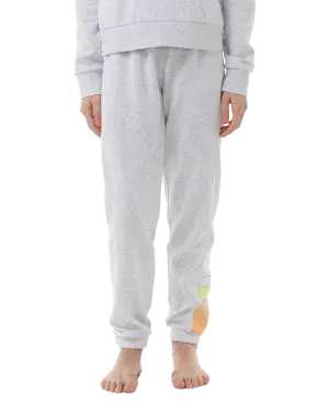 Girls High Tide Surf Joggers in Light Grey Marle