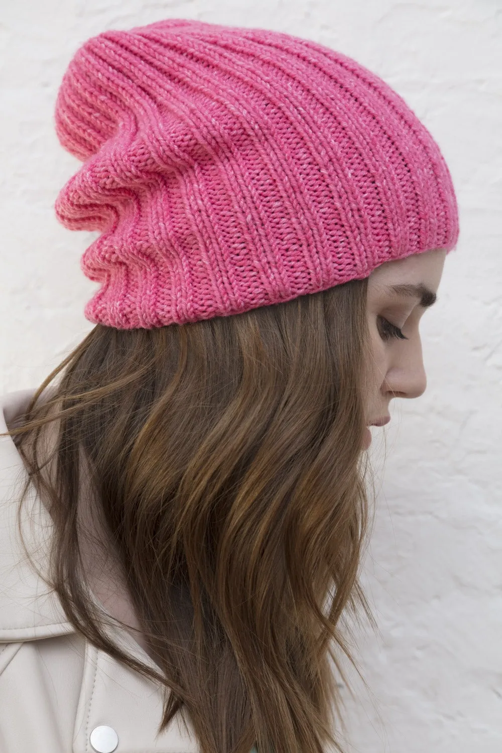 Girls Ribbed Hat (Knit)