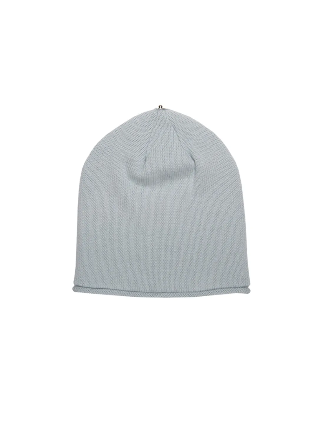 Glossy Knit Hat - Ice